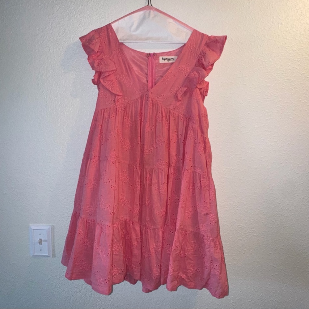 Impressions Write It Down Eyelet Dress. - Picture 4 of 6